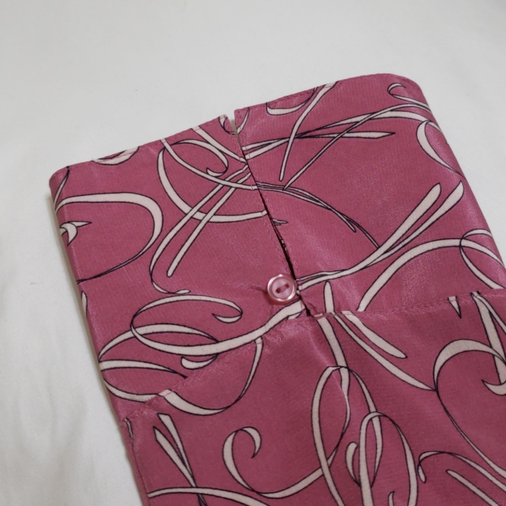 100% Pink Silk blouse...size XL ladies - Picture 5 of 12